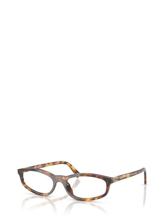26FW 미우미우 타원형 프레임 선글라스 MU A06S 14L08N HONEY HAVANA - MIU MIU