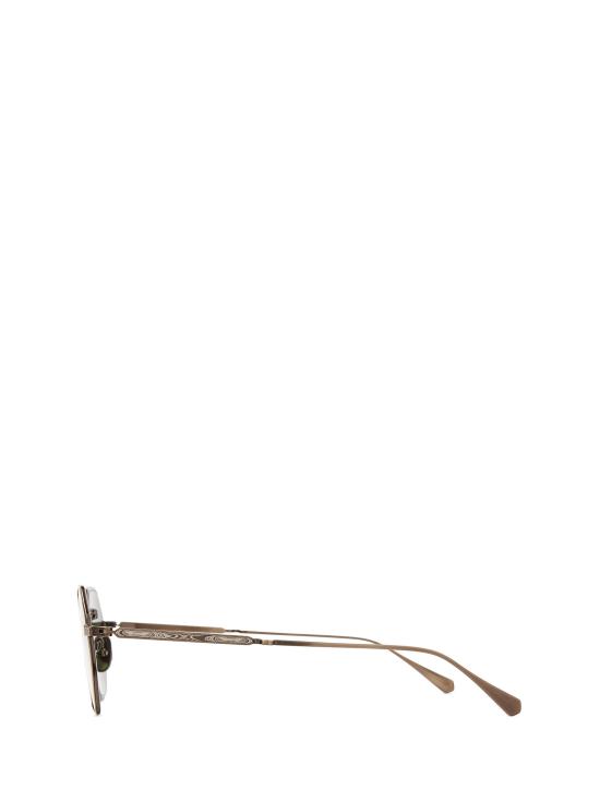 26FW 미스터 라이트 선글라스 EDEN S ATG SFDMDGRN ANTIQUE GOLD SEMI FLAT DIAMOND GREEN - MR. LEIGHT