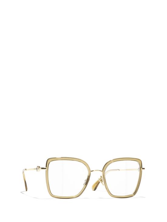 26FW 샤넬 안경 CH2222 C420 COGNAC CRYSTAL - CHANEL