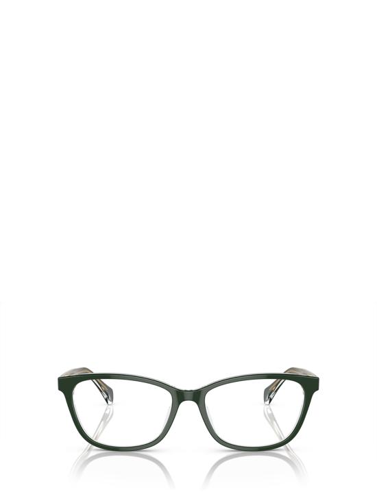 25FW 랄프 로렌 안경 RA7133U 6071 GREEN ON CRYSTAL