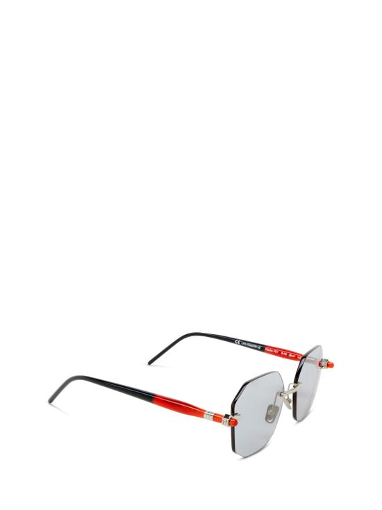 26FW 쿠보라움 선글라스 P57 SUN SI RD SILVER BURGUNDY BLACK SHINE - KUBORAUM
