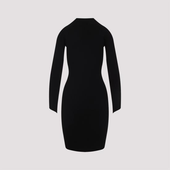 25FW 쿠레쥬 미디 원피스 325MRO690FI0001 9999 BLACK - COURREGES