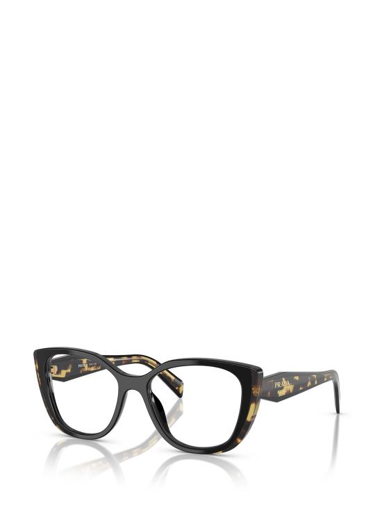 26FW 프라다 안경 PR B04V 3891O1 BLACK MEDIUM TORTOISE - PRADA