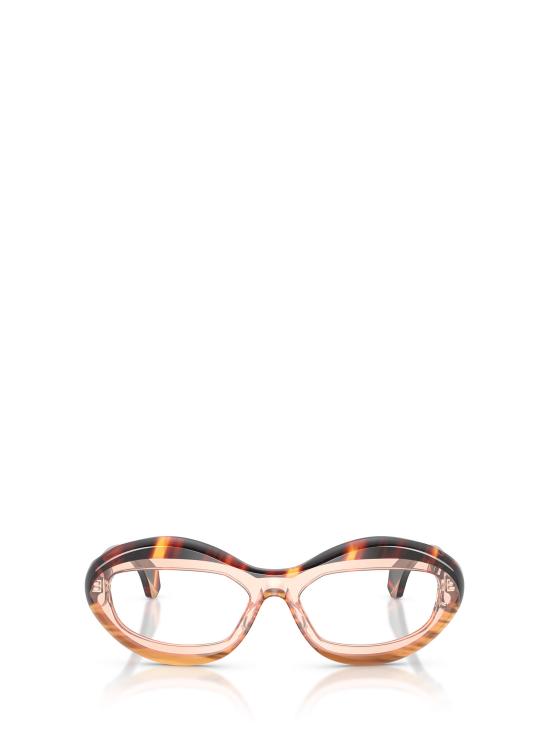 26FW 알랭미끌리 안경 A03539 001 STRIPED HAVANA PEACH HAVANA