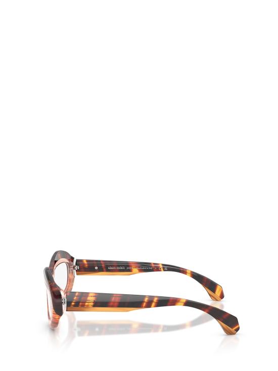 26FW 알랭미끌리 안경 A03539 001 STRIPED HAVANA PEACH HAVANA - ALAIN MIKLI