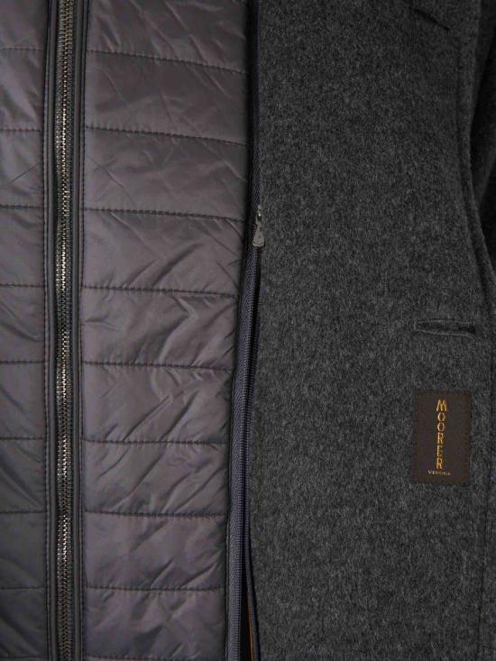 25FW 무레르 코트 MOUCA100020TEPA209 U0051LIGHT GREY ANTRACITE GREY - MOORER