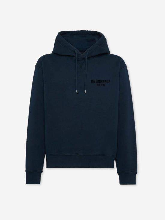 25FW 디스퀘어드2 후드 티셔츠 S74GU0890D25015 968 NAVY BLUE