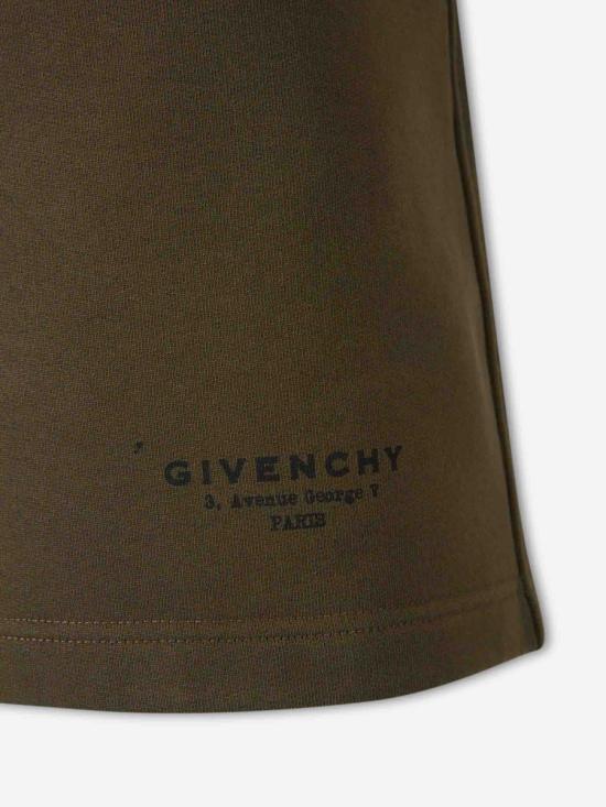 25FW 지방시 숏팬츠 BM51MG3YRJ 305KHAKI MILITARY GREEN - GIVENCHY