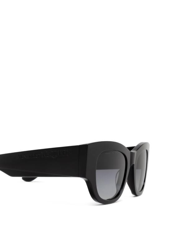 25FW 알렉산더 맥퀸 선글라스 AM0420S 001 BLACK - ALEXANDER MCQUEEN