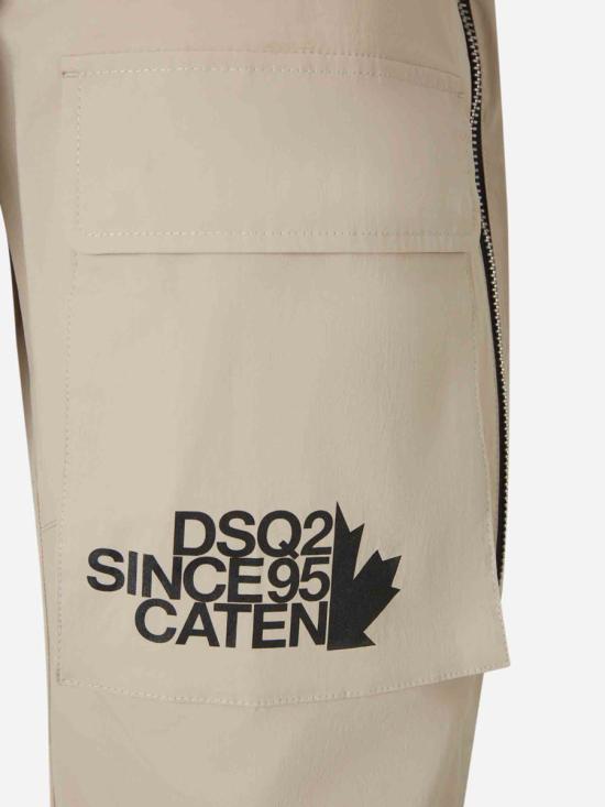 25FW 디스퀘어드2 트레이닝/조거 팬츠 S74KB1048S53578 800 Beige - DSQUARED2