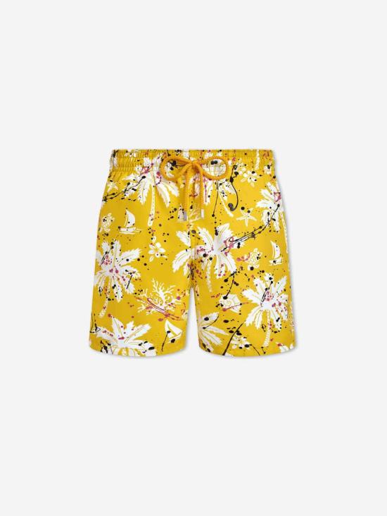 25FW 팜엔젤스 X 빌브레퀸 스윔팬츠 PMFD01AF25FAB002 1801YELLOW WHITE Multicolor