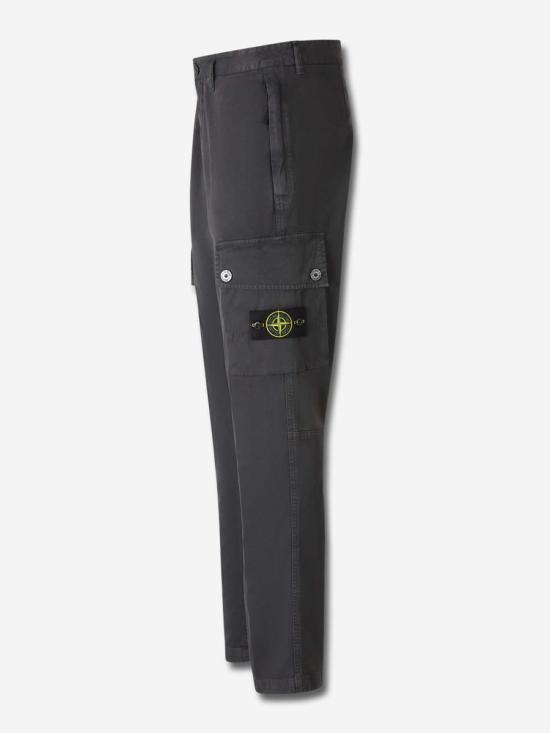 25FW 스톤 아일랜드 슬림 핏 카고 팬츠  K2S153100034S00L1 V0162LEAD GREY Grey - STONE ISLAND