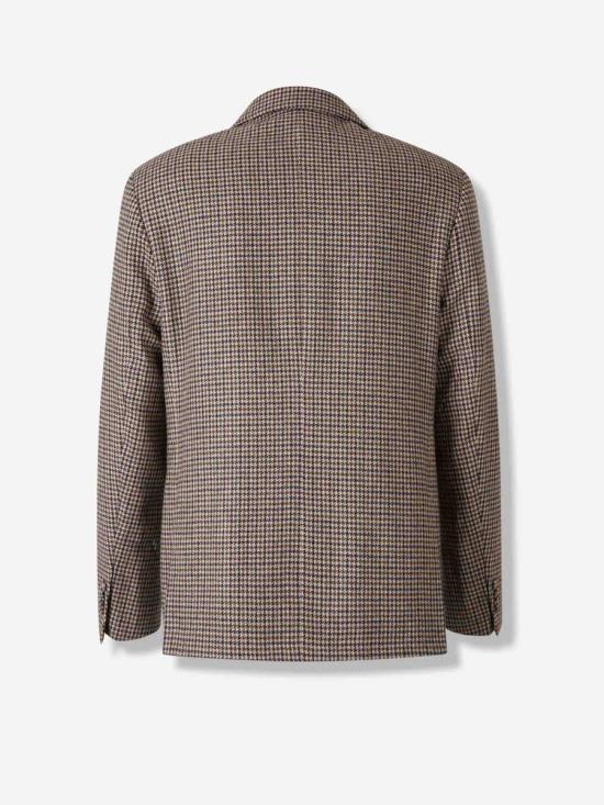 25FW 오피신 제네랄 수트 자켓 W25MTLG401PRE ICDCOFF BEIG DK NAVY Brown - OFFICINE GENERALE