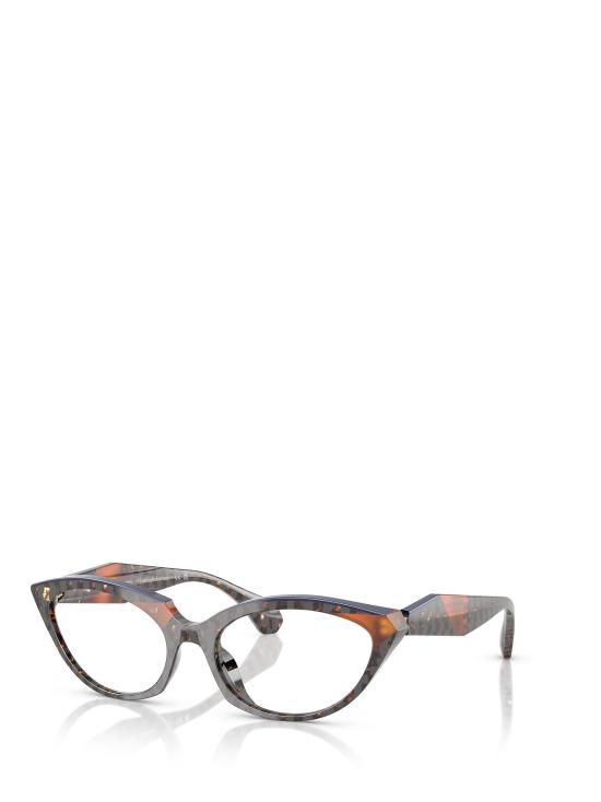 26FW 알랭미끌리 안경 A03529 004 DAMIER HAVANA HAVANA BLUE - ALAIN MIKLI