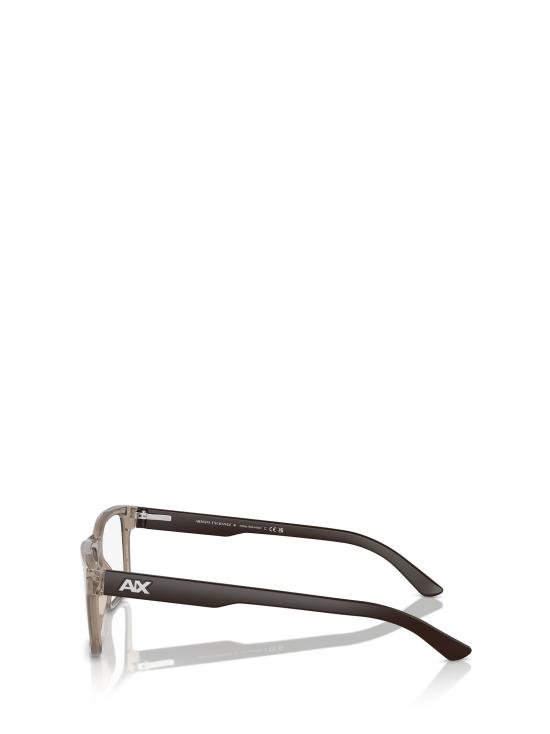 25FW 알마니 안경 AX3016 8011 SHINY TRANSPARENT BROWN - ARMANI