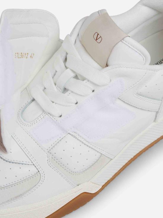 25FW 발렌티노 가라바니 스니커즈 7Y2S0L36YEJ 0BOBIANCO BIANCO IVORY AMBRA WHITE - VALENTINO GARAVANI