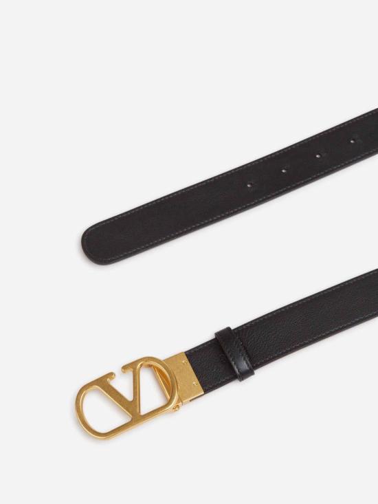 25FW 발렌티노 가라바니 가죽 벨트 7Y2T0SQ3IYR DRNDEEP CARAMEL NERO Brown - VALENTINO GARAVANI