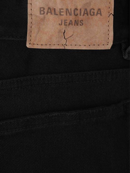 25FW 발렌시아가 데님 팬츠 838692TSWC3 8582BLACK GREEN RED Black - BALENCIAGA
