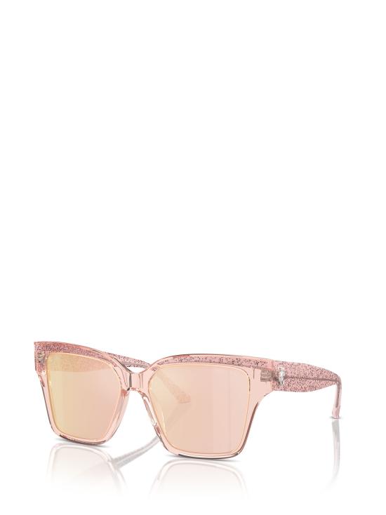 26FW 지미추 선글라스 JC5003 5039 Z TRANSPARENT PINK GLITTER - JIMMY CHOO