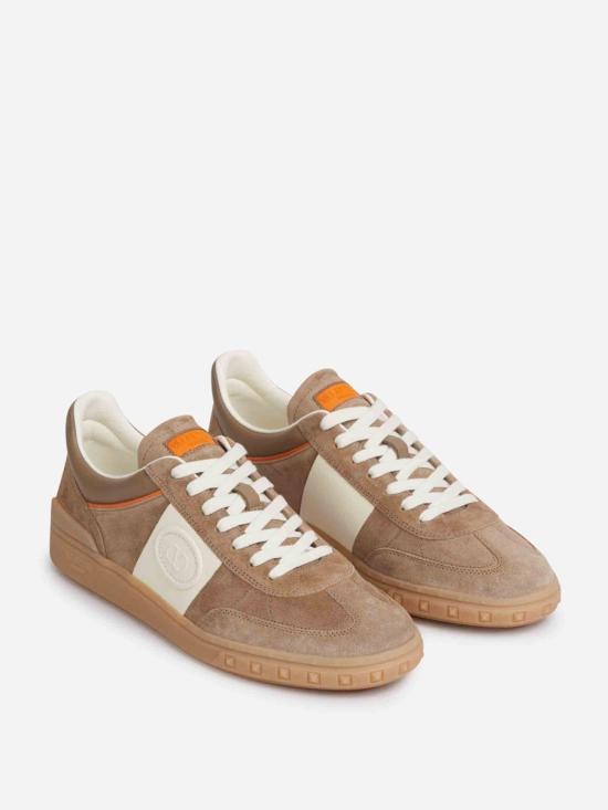 25FW 발렌티노 가라바니 스니커즈 7Y2S0H77LAL BSBDARK KHAKI IVORY PUMPKIN Brown - VALENTINO GARAVANI