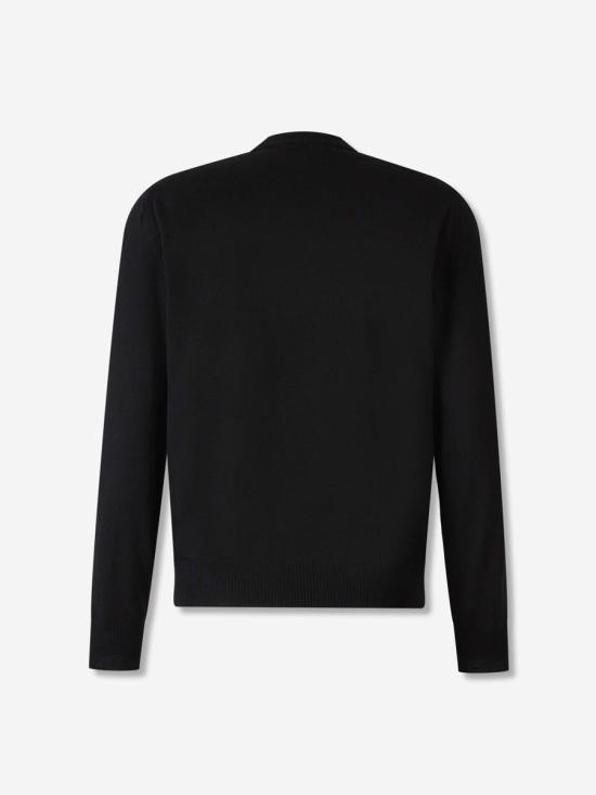 25FW 알렉산더 맥퀸 스웨터 839686Q1BEC 1218BLACK IVORY Black - ALEXANDER MCQUEEN