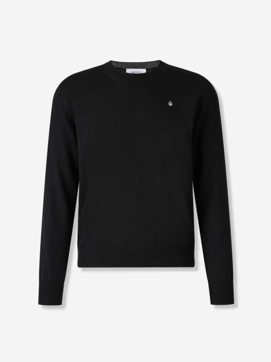 25FW 알렉산더 맥퀸 스웨터 839686Q1BEC 1218BLACK IVORY Black