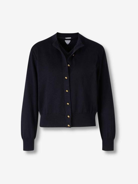 25FW 보테가베네타 가디건 841817V5M50 4121NAVY NAVY BLUE - BOTTEGA VENETA