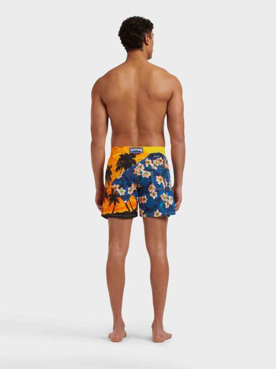 25FW 팜엔젤스 X 빌브레퀸 스윔팬츠 PMFD019F25FAB001 4518BLUE YELLOW Multicolor - PALM ANGELS X VILEBREQUIN