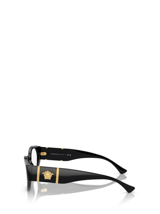 25FW 베르사체 안경 VE3345 GB1 BLACK - VERSACE