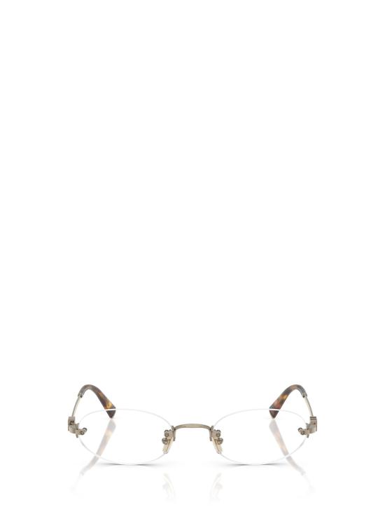 26FW 미우미우 안경 MU 53WV 26C1O1 OLD GOLD