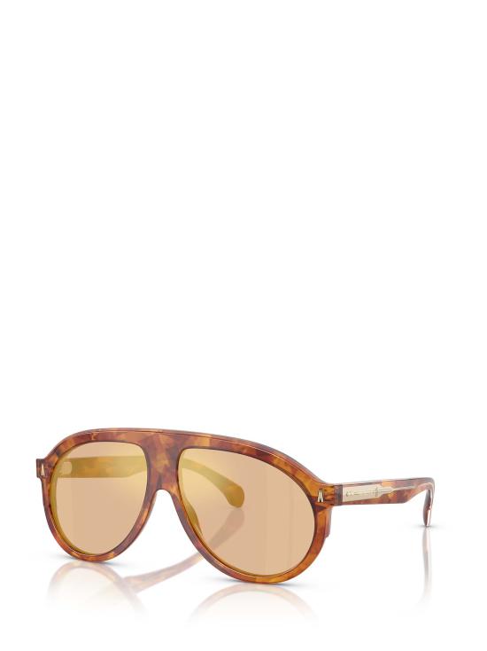 26FW 몽클레어 FHALITE 팔트 파일럿 선글라스 ME6001 30047J BROWN TORTOISE - MONCLER