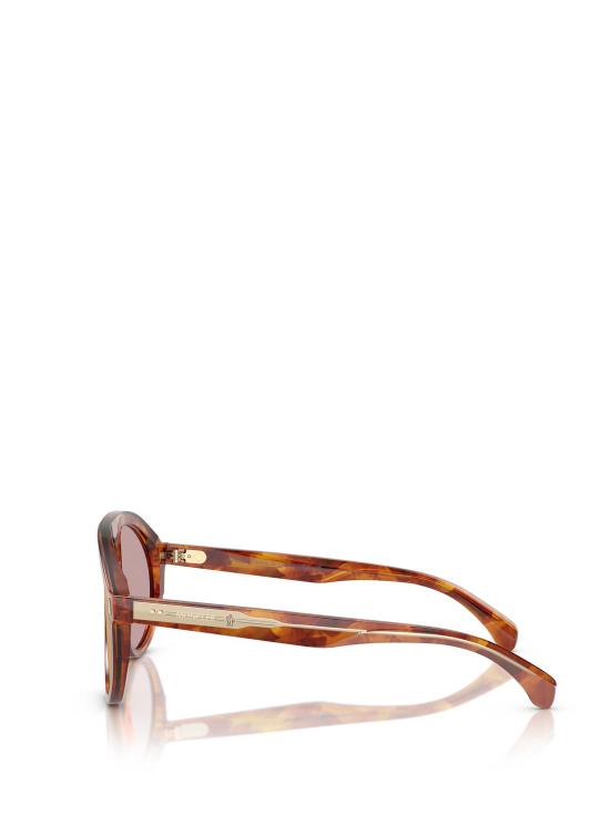 26FW 몽클레어 FHALITE 팔트 파일럿 선글라스 ME6001 30047J BROWN TORTOISE - MONCLER