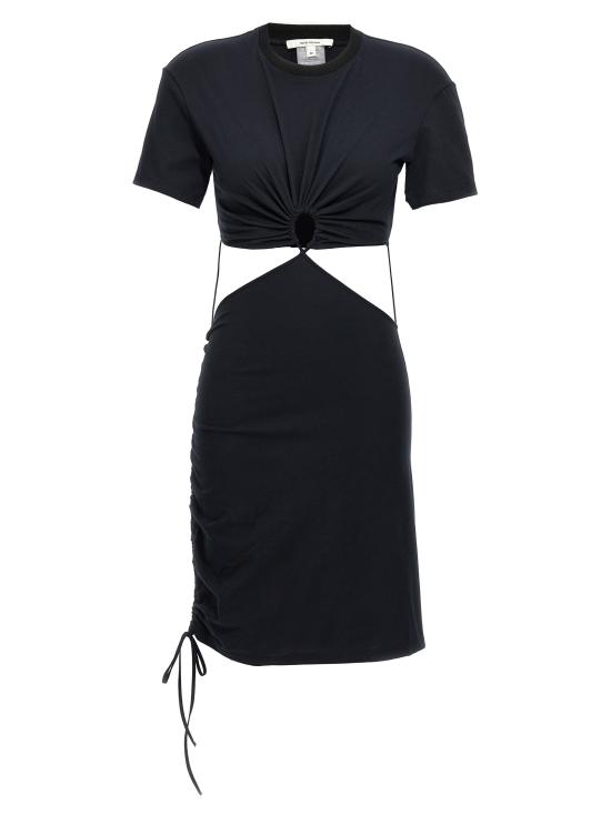  넨시 도자카 미디 원피스 NDSS23DR110BLACK