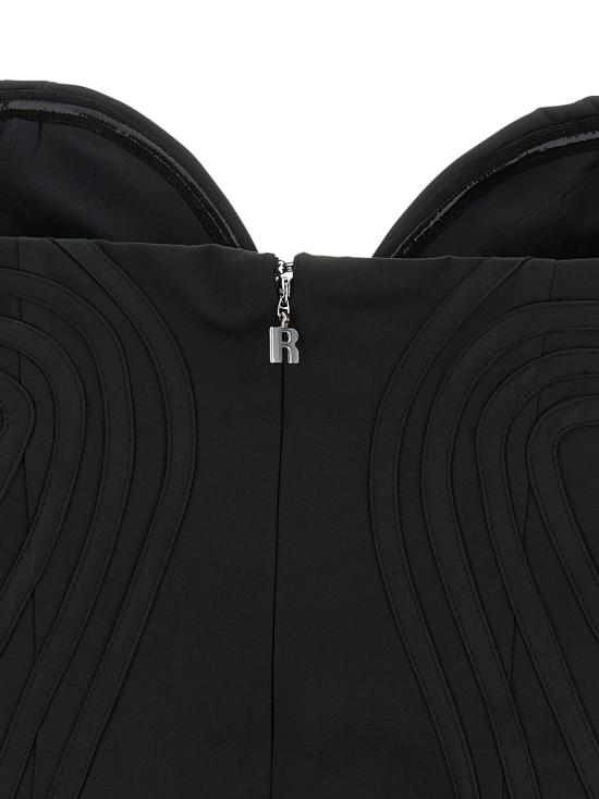 25FW 로테이트 바이 크리스텐슨 숏 원피스 114417100100 Black - ROTATE BY BIRGERCHRISTENSEN