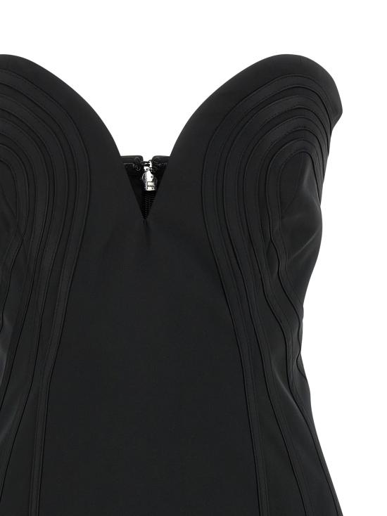 25FW 로테이트 바이 크리스텐슨 숏 원피스 114417100100 Black - ROTATE BY BIRGERCHRISTENSEN