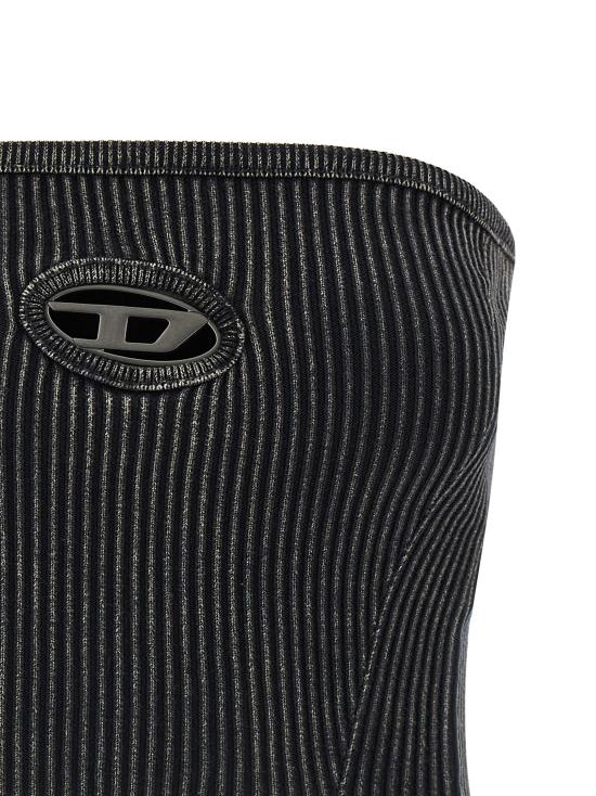 25FW 디젤 민소매 티셔츠 A148130AKBQ900 Black - DIESEL