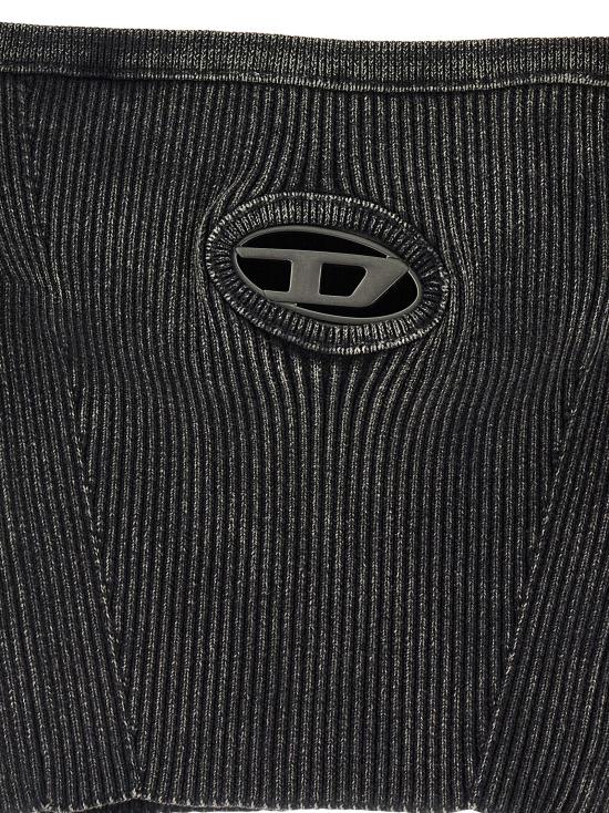 25FW 디젤 민소매 티셔츠 A148130AKBQ900 Black - DIESEL