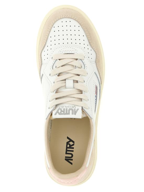26FW 오트리 메달리스트 로우 레더 스니커즈 AULWLS37 Pink - AUTRY