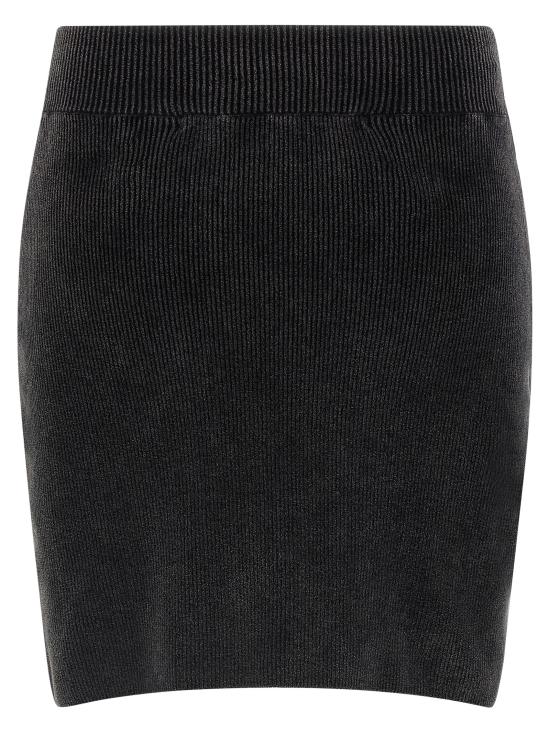 25FW 알렉산더 왕 롱 스커트 1KC3255067011 Black - ALEXANDER WANG