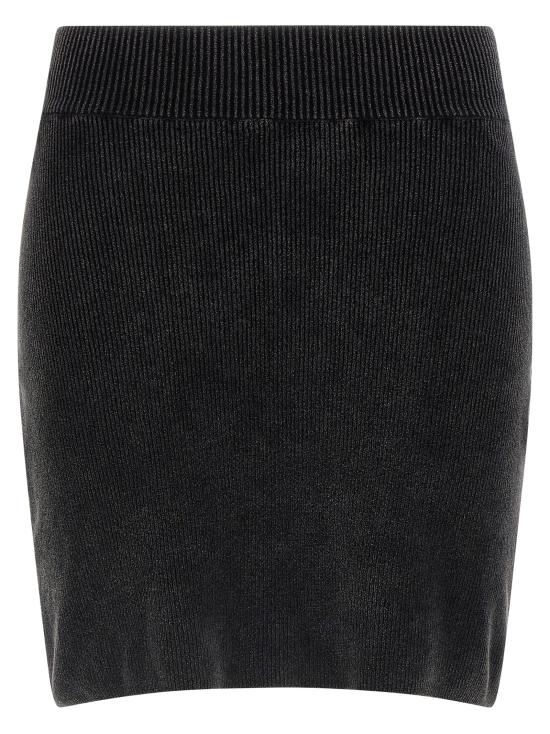 25FW 알렉산더 왕 롱 스커트 1KC3255067011 Black