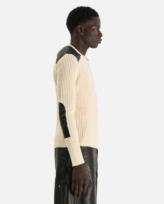  웨일즈보너 집업 니트 웨일즈 보너 린튼 니트 탑 - WALES BONNER