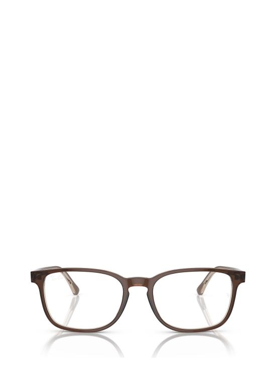 26FW 레이밴 안경 RX5418 8365 BROWN ON TRANSPARENT LIGHT BROWN