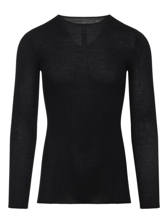 25FW 릭 오웬스 스웨터 RU02E1637RIBM 09 BLACK