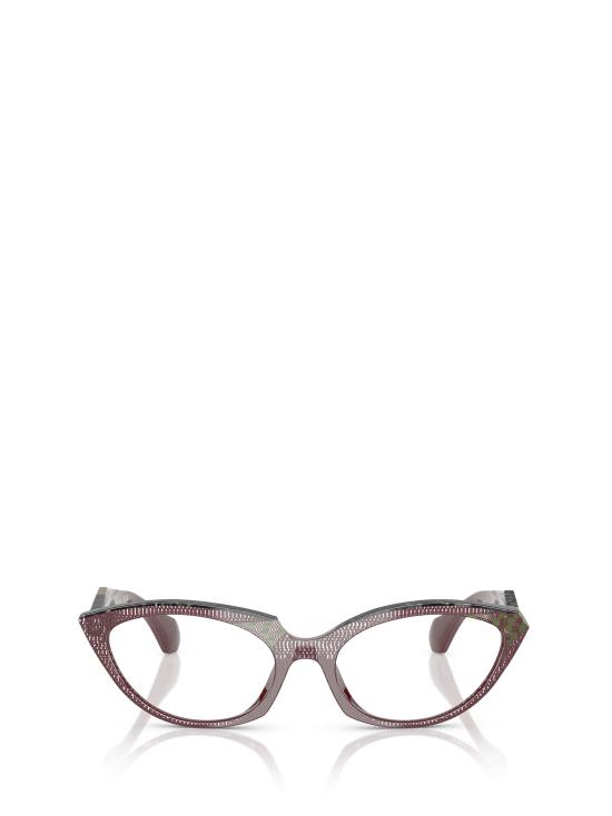26FW 알랭미끌리 안경 A03529 001 POINT BORD DAMIER GREEN NOIR