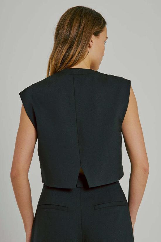  NORR 베스트 Norr Kamin 쇼트 조끼 블랙 - OTHER BRANDS