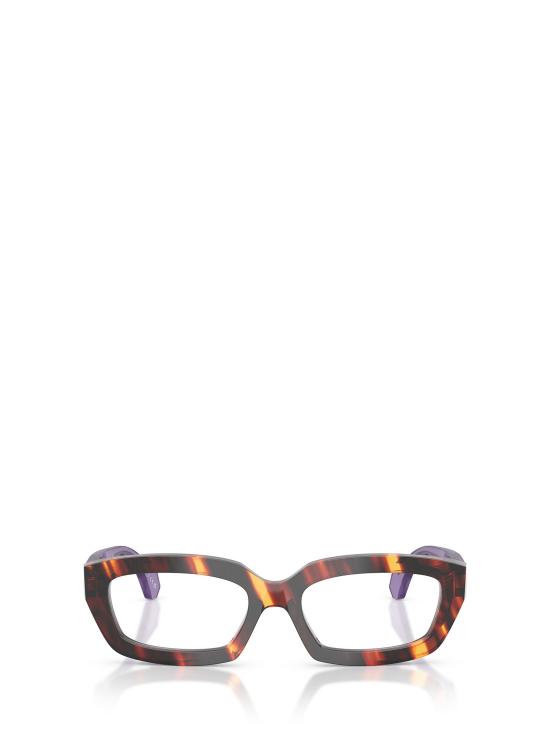 26FW 알랭미끌리 안경 A03536 003 STRIPED HAVANA BROWN YELLOW