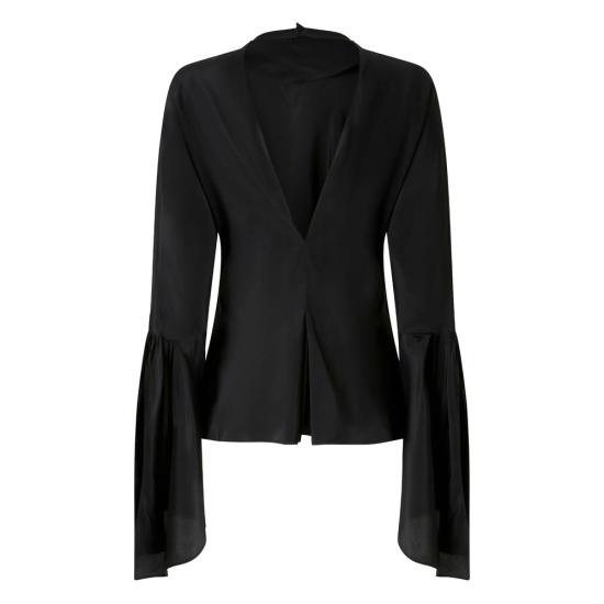 25FW 핑코 블라우스 105625 A2S9 Z99 BLACK