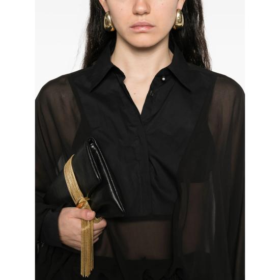 25FW 핑코 블라우스 105571 A2VN Z99 BLACK - PINKO