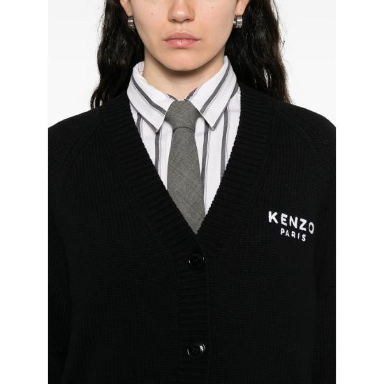 25FW 겐조 가디건 FF62CA7063LA 99J BLACK - KENZO