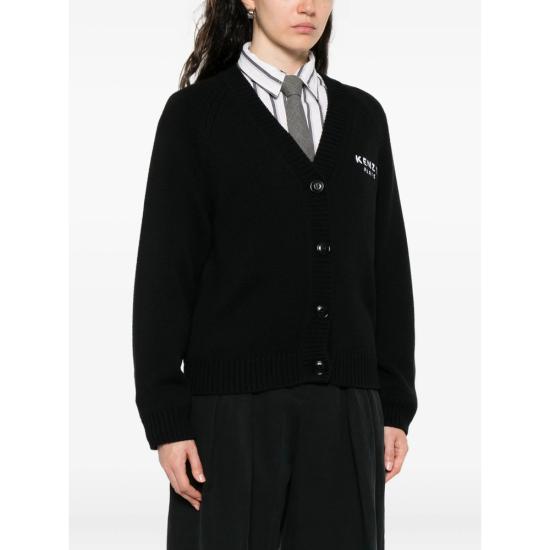 25FW 겐조 가디건 FF62CA7063LA 99J BLACK - KENZO